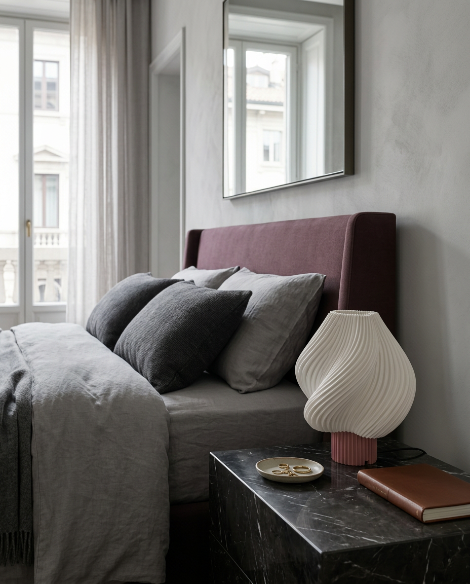 Volute in a digitally styled room