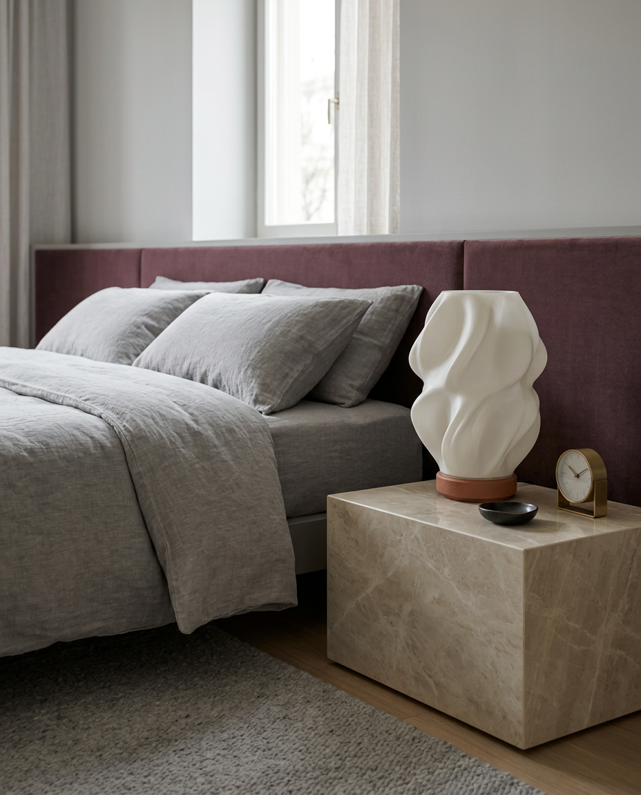 Sera lamp styled in a warm, intimate interior