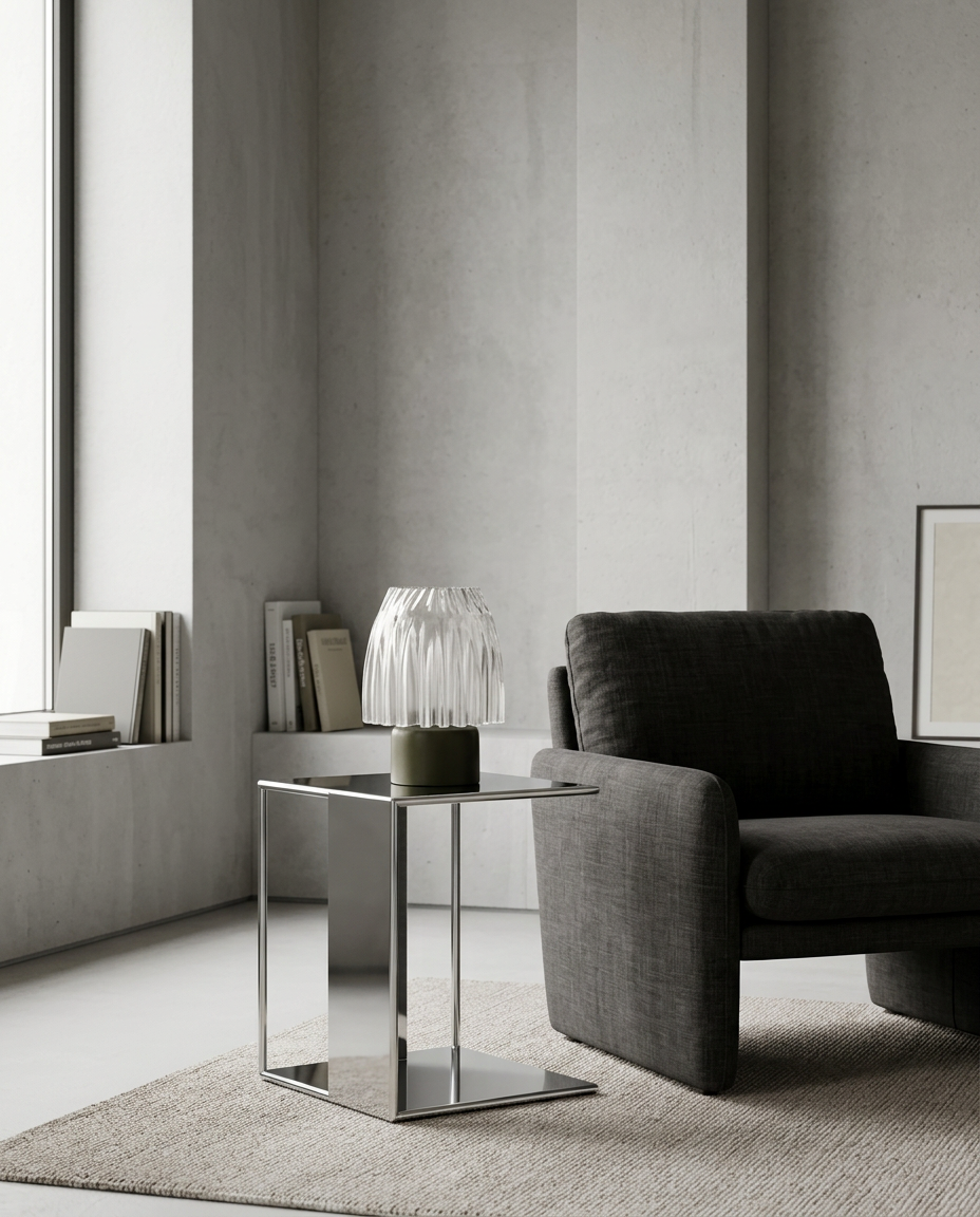Voile in a digitally styled room